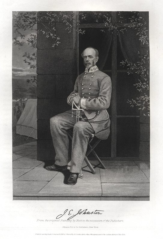 USA, Joseph Eggleston Johnston after Alonzo Chappel, 1861