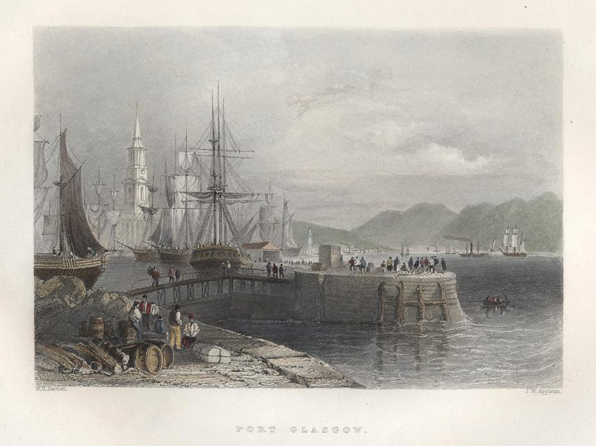 Scotland, Glasgow port, 1842