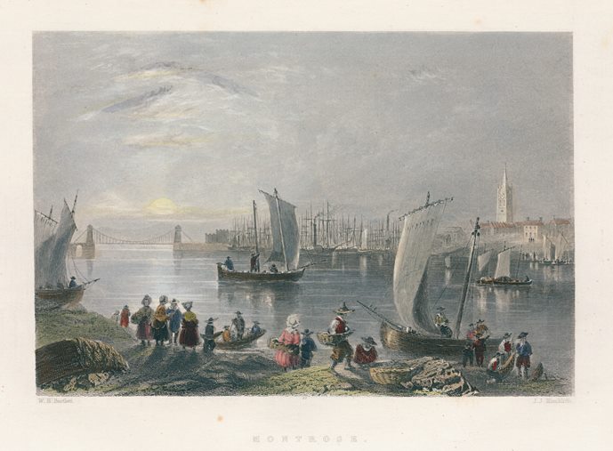 Scotland, Montrose view, 1842