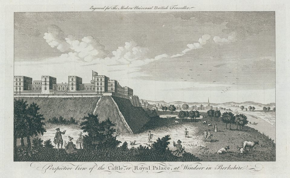 Berkshire, Windsor Castle and town, 1779