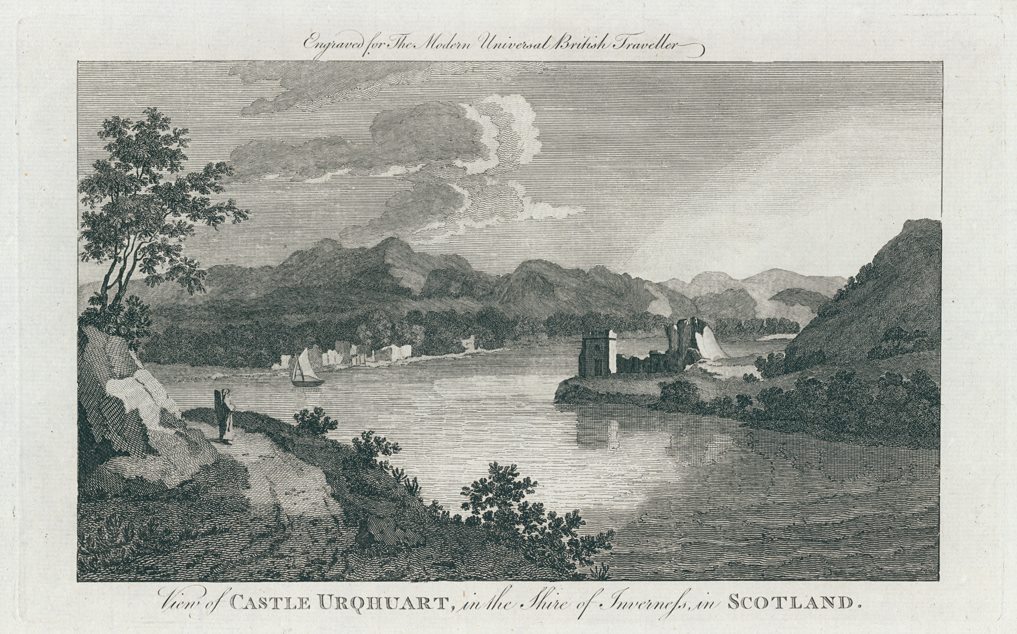 Scotland, Castle Urquhart & Loch Ness, 1779