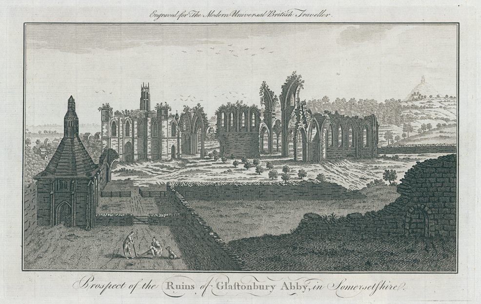Somerset, Glastonbury Abbey, 1779
