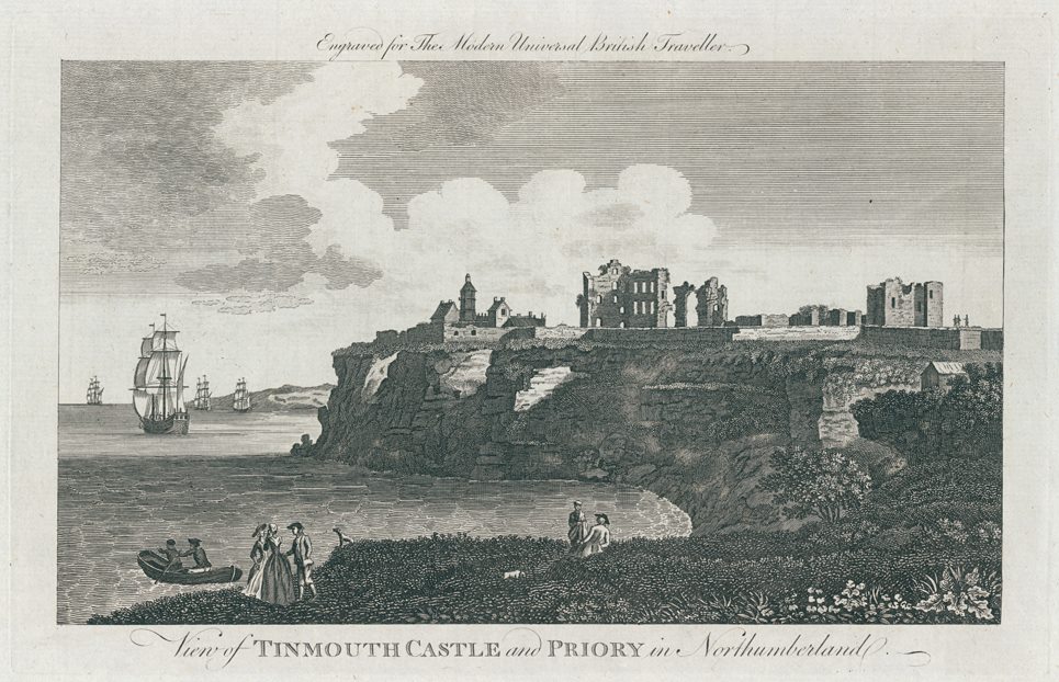 Northumberland, Tynemouth Castle and Priory, 1779