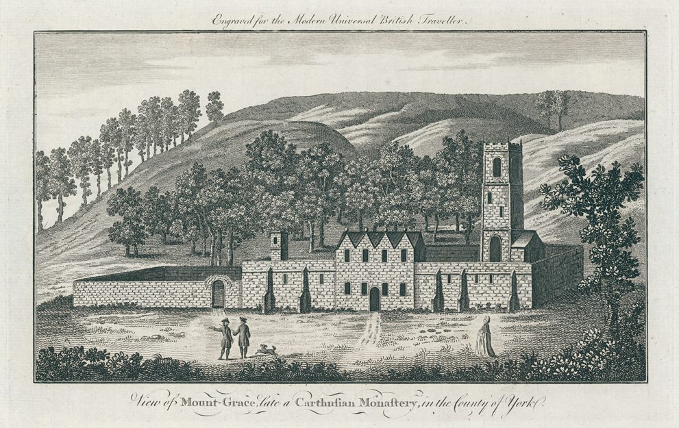 Yorkshire, Mount Grace Priory, 1779
