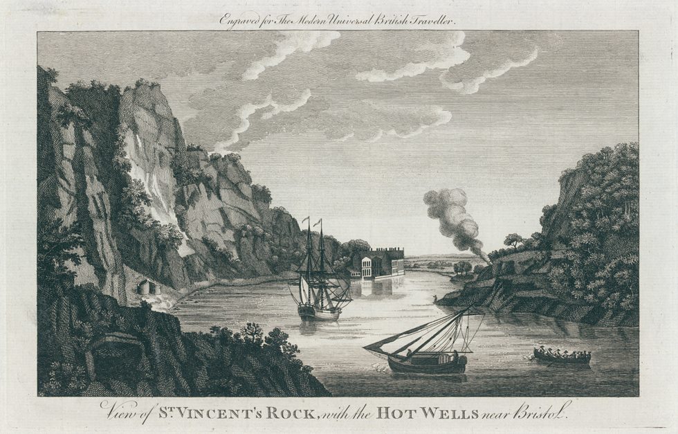 Bristol, St.Vincent's Rock and the Hot Wells, 1779