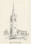 Northamptonshire, Byfield, Holy Cross Church, 1858