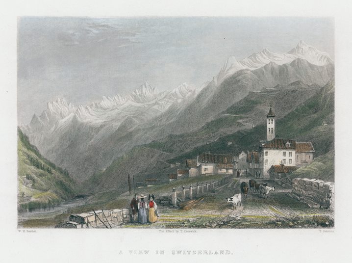 Switzerland view, c1850