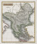 Balkans map (Turkey in Europe), 1817