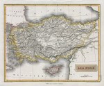 Asia Minor (Turkey) map, 1817