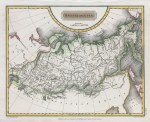 Russia in Asia map, 1817