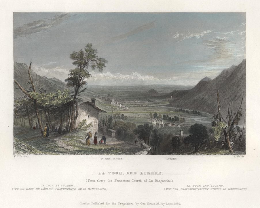 Italy, La Tour and Luzern, 1836