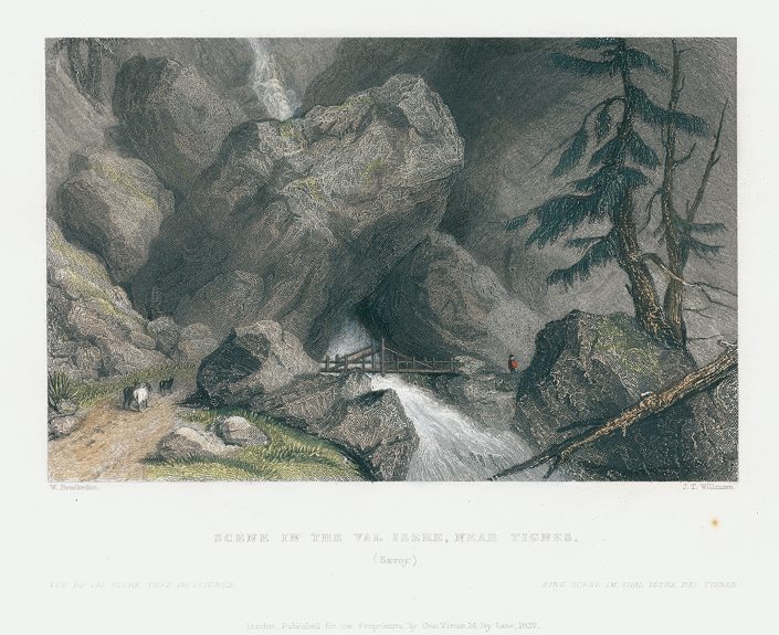 France, Savoy, Scene in the Val Isere,1836