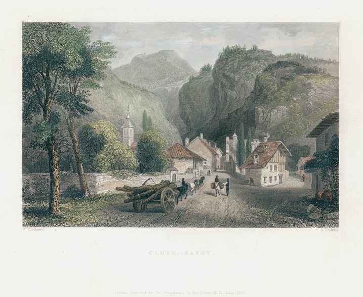 France, Savoy, Cluse,1836