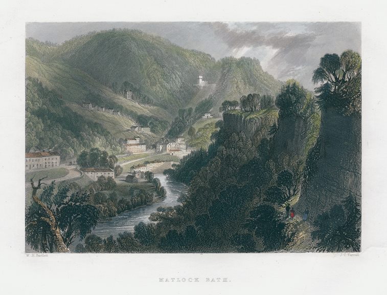 Derbyshire, Matlock Bath, 1841
