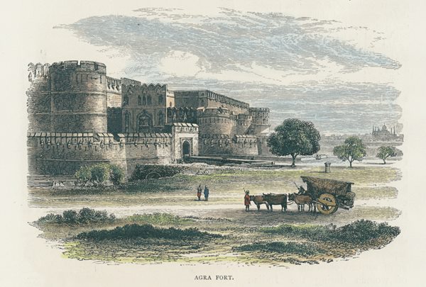 India, Agra Fort, 1891