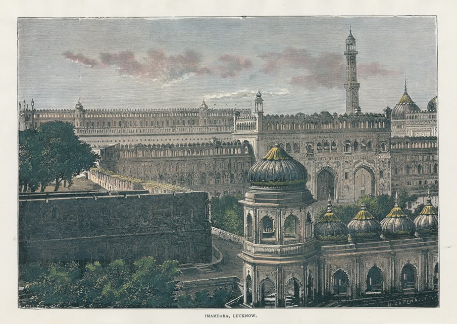 India, Imambara, Lucknow, 1891