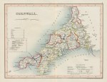 Cornwall county map, 1848