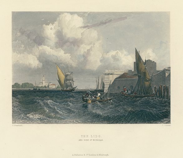 Italy, Venice, The Lido, 1850