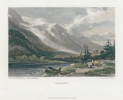 France, Chamouni (Chamounix), 1836