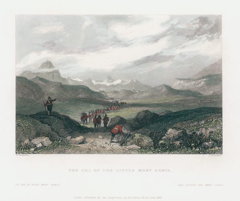 France, Col of the Little Mont Cenis, 1836