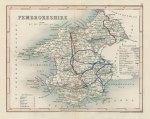 Pembrokeshire map, 1848