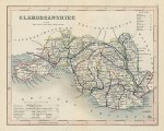 Glamorganshire map, 1848