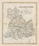 Brecknockshire map, 1848