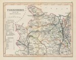 Yorkshire, part of North Riding map, 1848