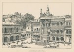 India, Uttar Pradesh, Bulandshahr Market Place, 1890