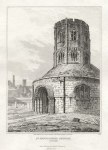Cambridge, St.Sepulchres Church, c1812