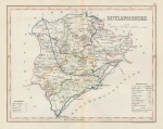 Rutlandshire county map, 1848