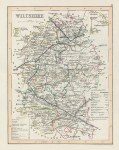Wiltshire county map, 1848