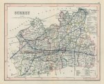 Surrey county map, 1848