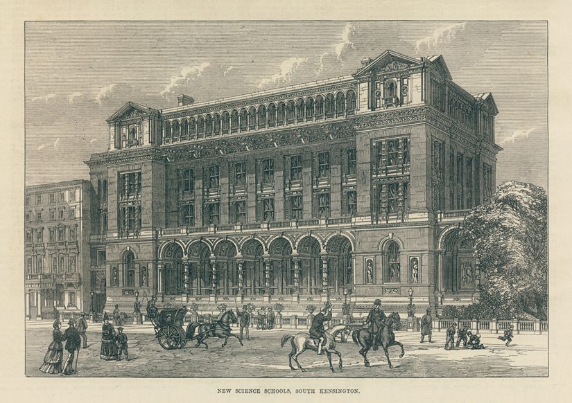 London, South Kensington, Science Schools, 1872