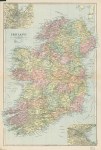 Ireland map, 1901