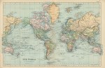 World map, 1901
