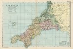Cornwall map, 1901