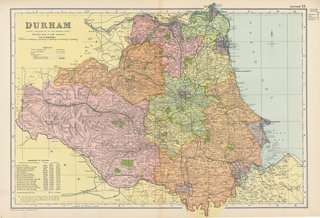 Durham map, 1901
