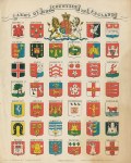 Arms of the Counties of England, c1870