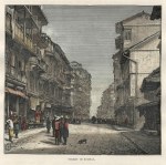 India, Street in Bombay, (Mumbai), 1891
