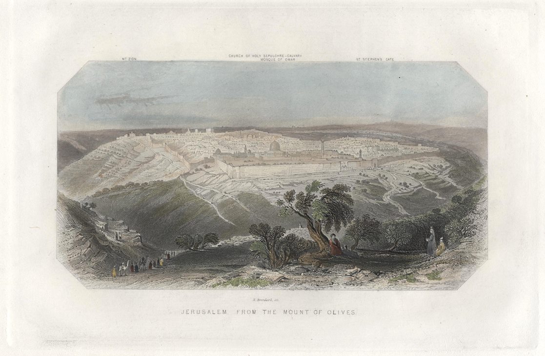 Jerusalem from the Mount of Olives, 1860