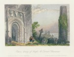 Ireland, Clonmacnoise, Temple of McDurmot, 1841