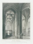 Bristol Cathedral, North Aisle, 1830