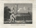 Wales, Monmouthshire, Abergavenny Church, 1800