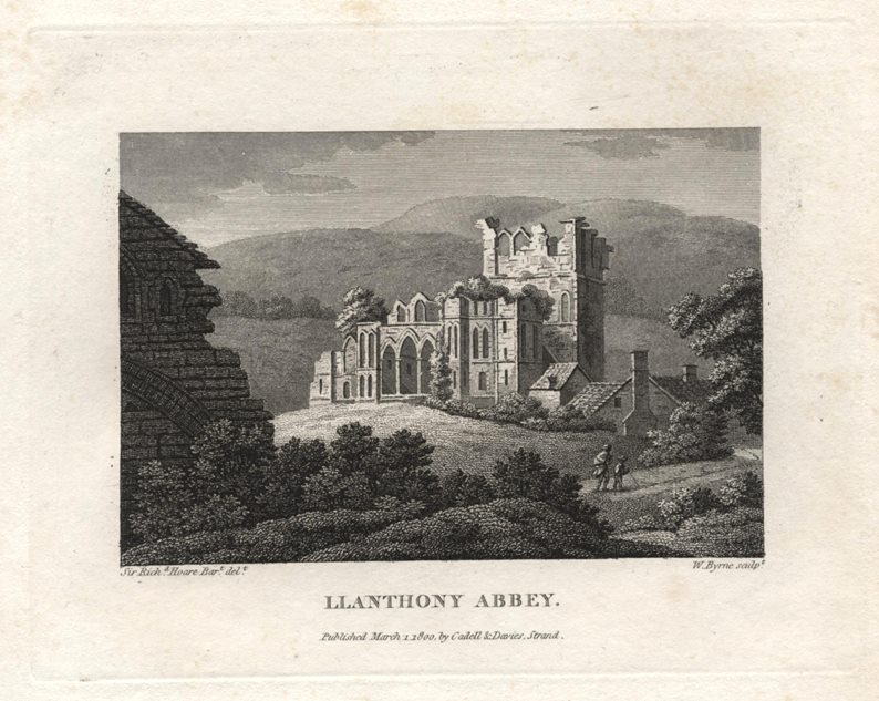 Monmouthshire, Llanthony Priory, 1800