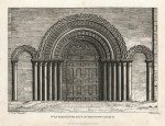 Monmouthshire, Chepstow Church west entrance, 1800