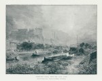 Edinburgh Castle from the Canal Basin, 1896