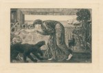 'The Wine of Circe', etching by Payrau after Burne-Jones, 1896