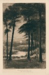 River Thames, etching by Francis S. Walker, 1896