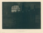 London, Charing Cross Railway Station, lithograph after Joseph Pennell, 1896